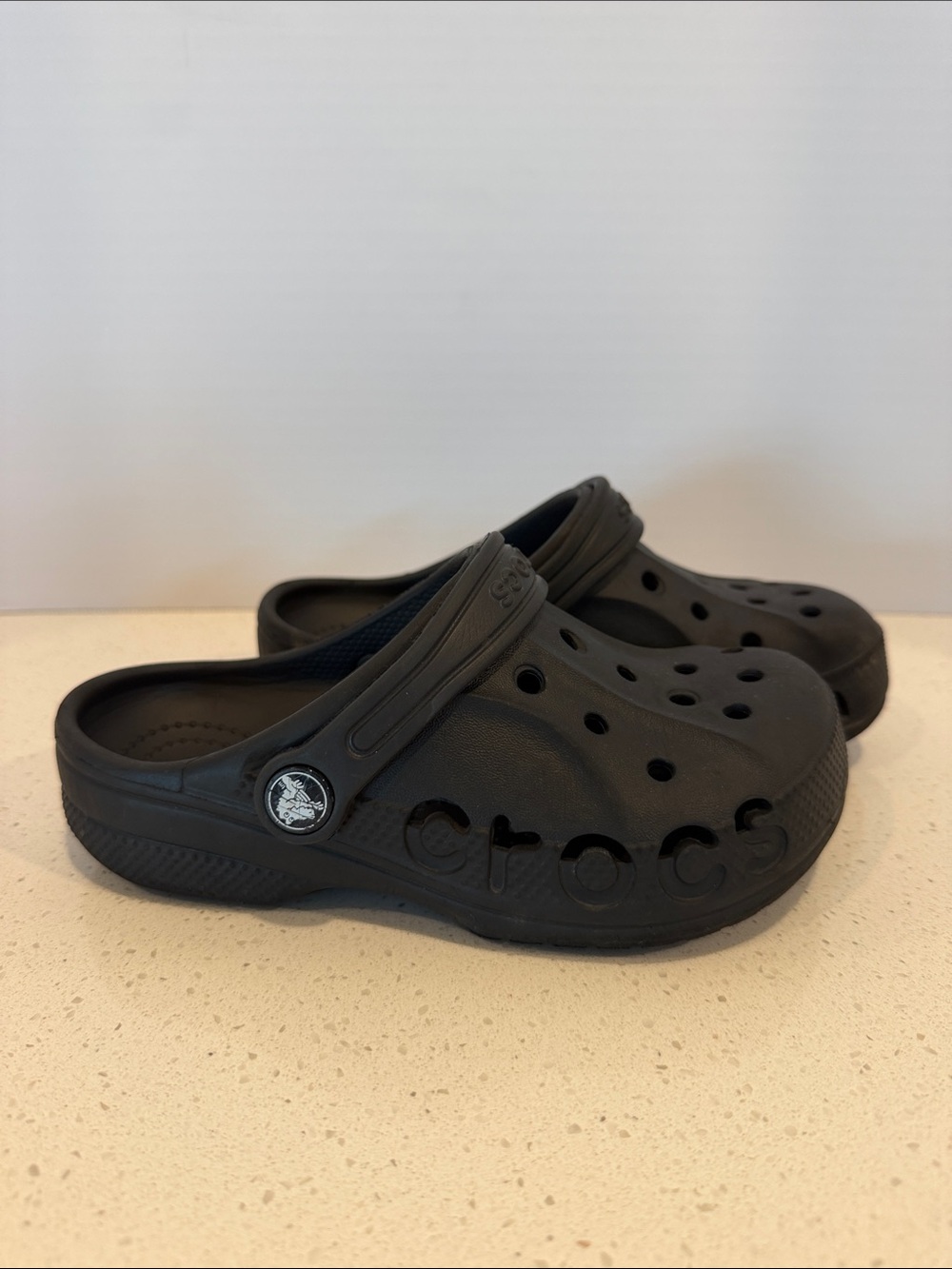 CROCS Kids Classic Clog in Black size 13